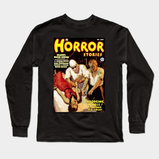 Horror Stories Magazine Cover February 1936 Long Sleeve T-Shirt